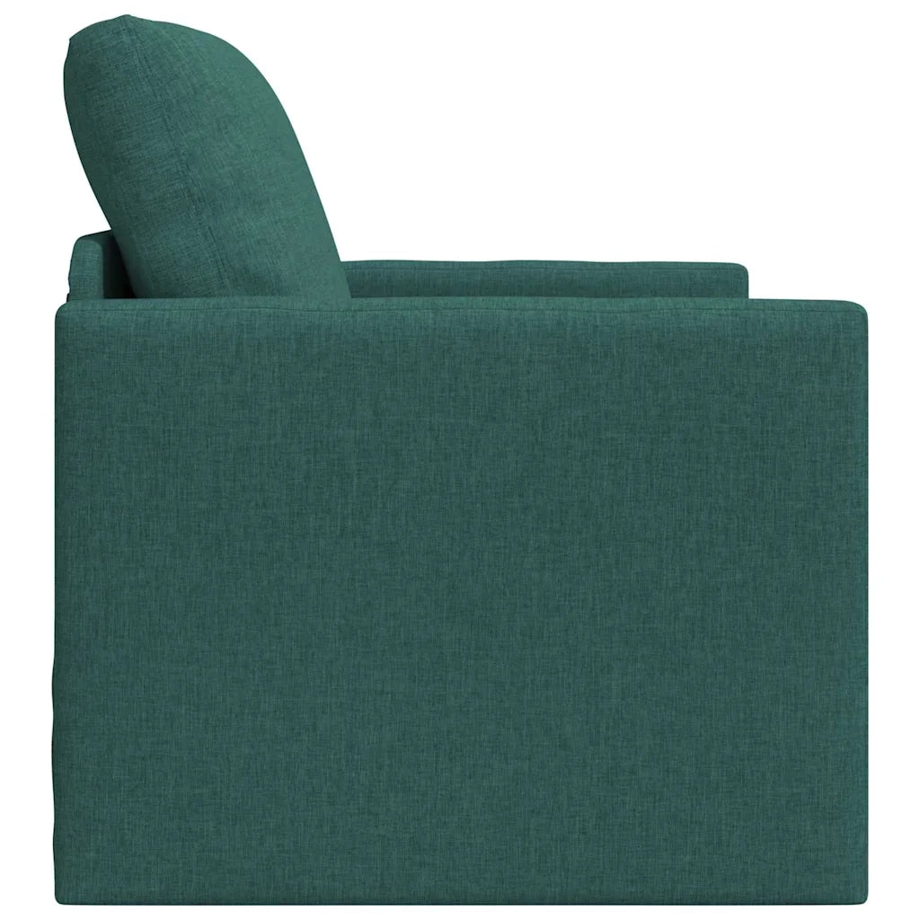 Divano letto-Sofa Letto-Daybed Verde Scuro 74 x 77 x 81 cm Tessuto