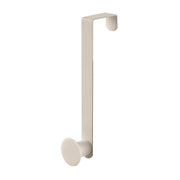 Gancio bagno singolo in acciaio e plastica beige tondo Fiore