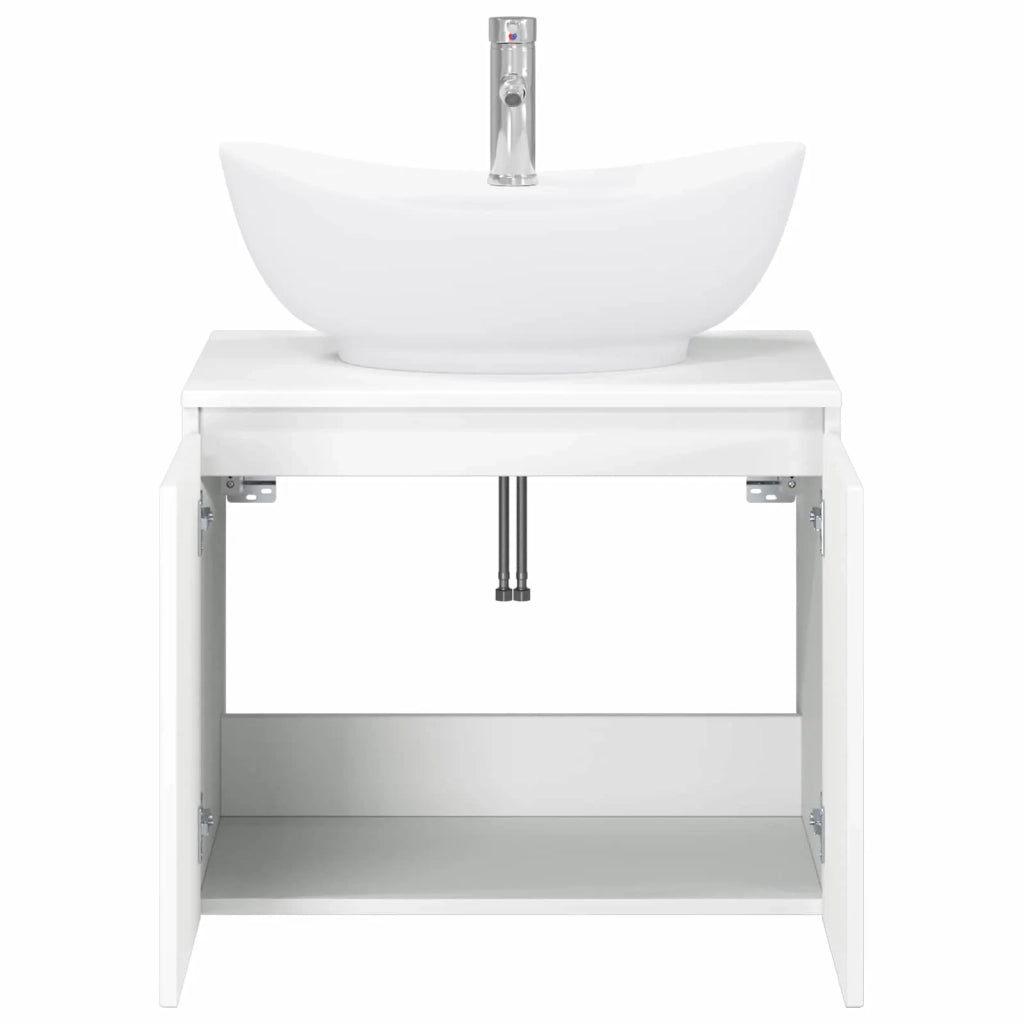 Set di mobili per il bagno Bianco Legno ingegnerizzato 3404340