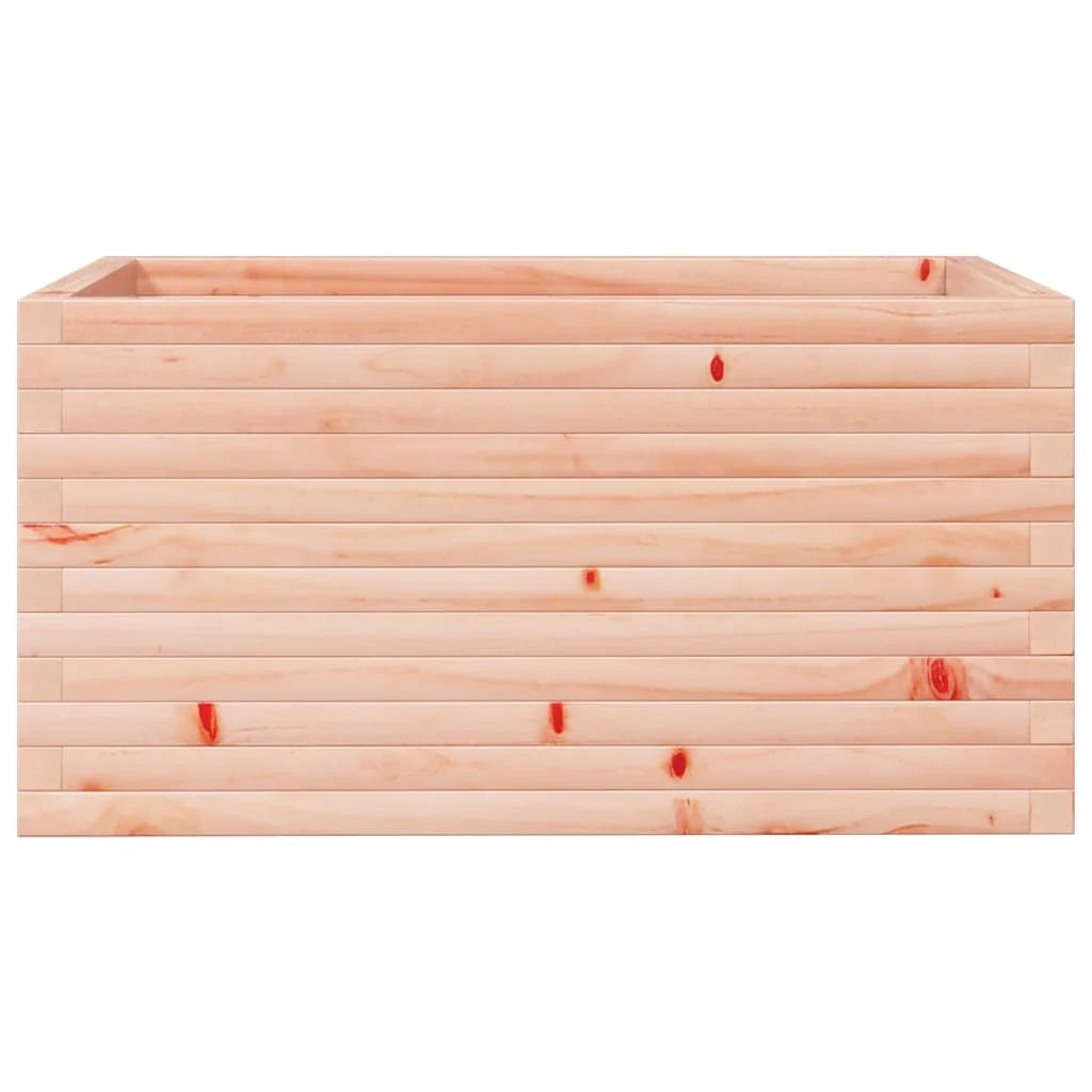 Fioriera rialzata per piante e fiori terrazza giardino 90 x 60 x 45,5 cm legno massello di abete Douglas marrone 02_0038018