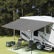 vidaXL Tarp resistente all'acqua Grigio e arancione