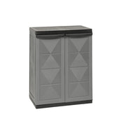 ARMADIO BASIC LINE CON 1 RIPIANO REGOLABILE - DARK GREY DIMENSIONE 65X37X83H CM