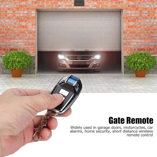 433 MHz 4 tasti Clonatore di telecomando Chiave da portiera - Telecomando universale a radiofrequenza Interruttore - Auto Motocicli Porte di garage