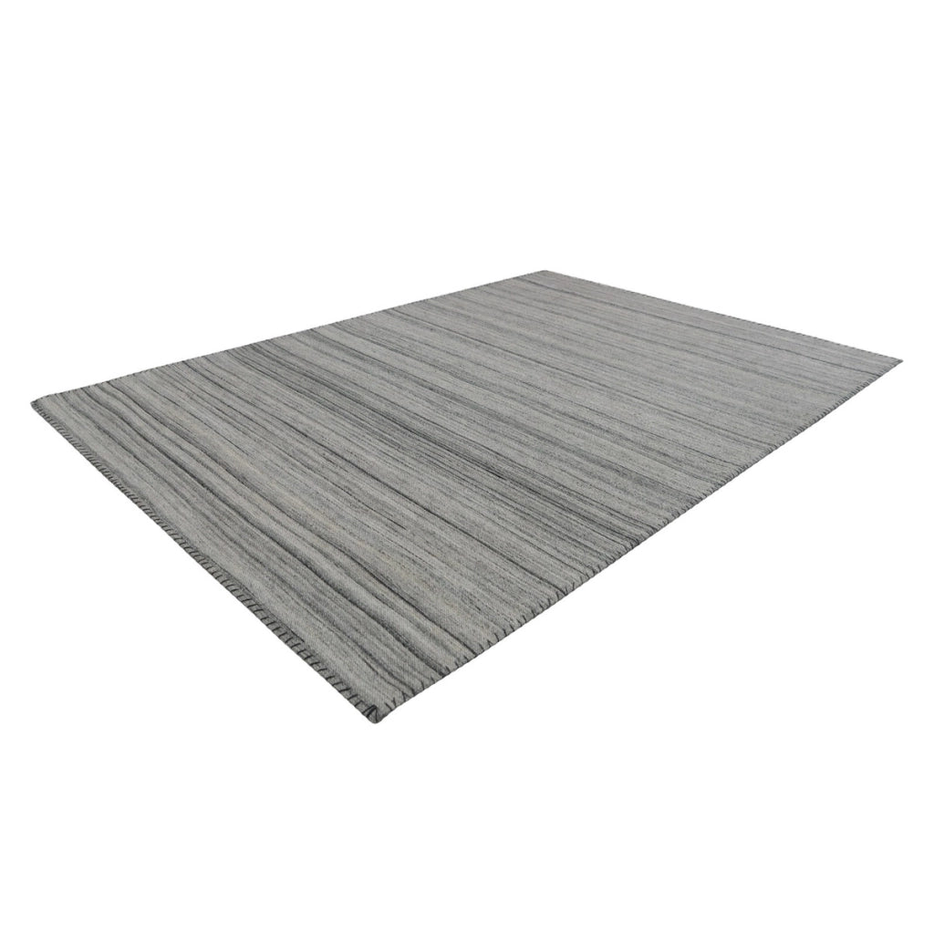 Tappeto Phoenix 200 in lana grigio antracite