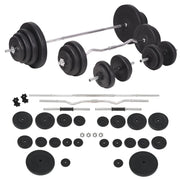 Set Bilanciere e Manubri da 120 kg cod mxl 63230