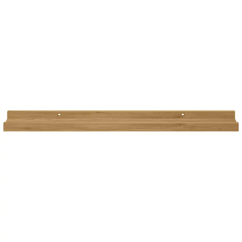 Scaffale da parete con lo scaffale 2 pcs Marrone 60 x 9 x 3 cm 42020012