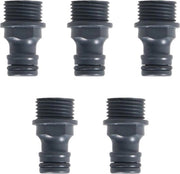 Adattatore per tubi esterni 1/2 pollici - Connettore rapido G1/2 - Set di connessione per adattatore per rubinetto esterno