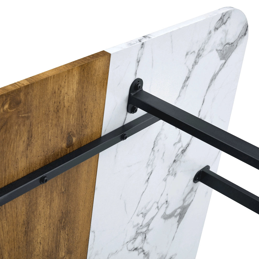 Tavolo da pranzo estensibile in legno - Xylo - Per 4-6 persone, design moderno e compatto