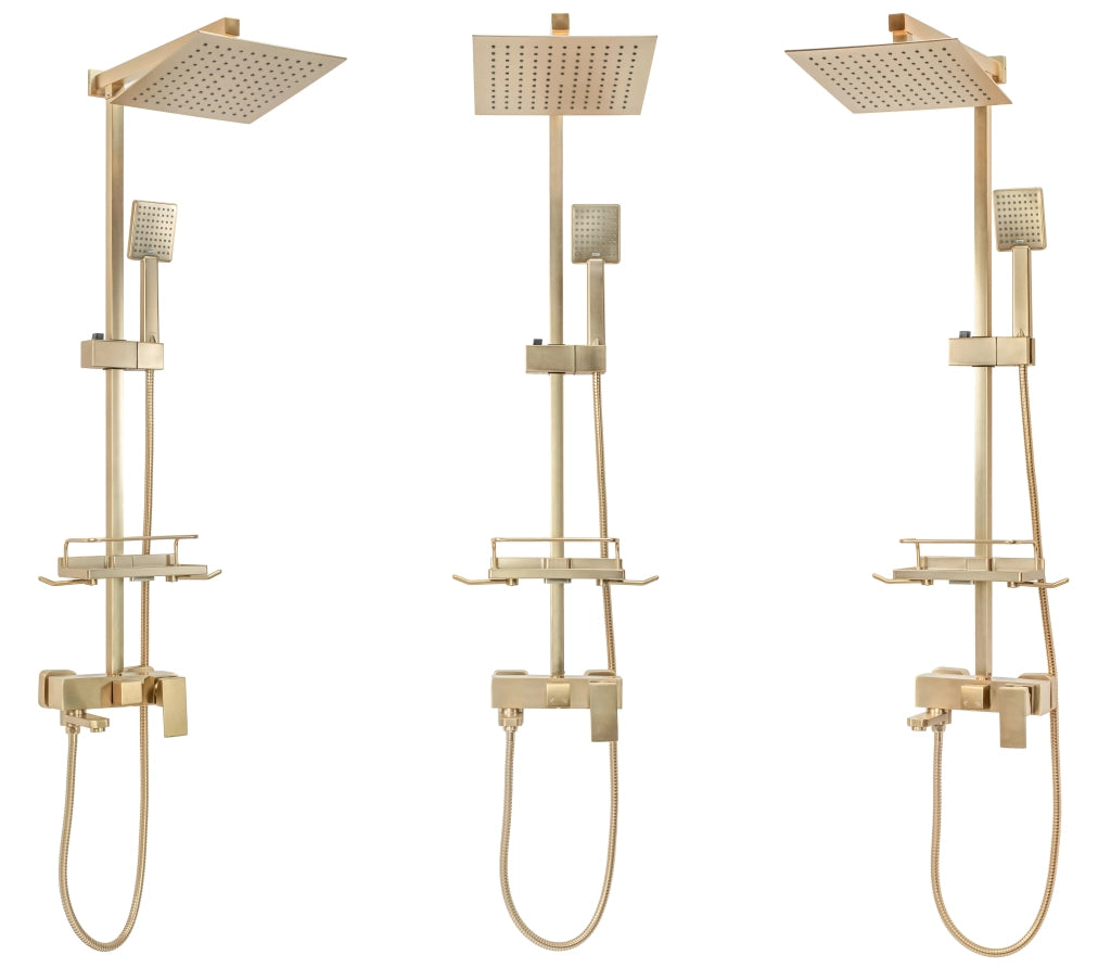 Set Doccia Rea Jack Brushed Gold