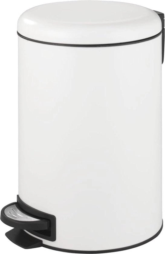 Contenitore di Rifiuti Bagno Easy Close Bianco - 50 litri
