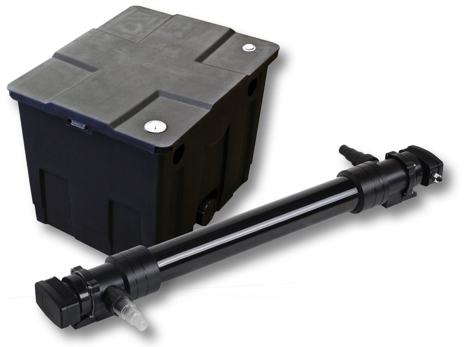 Set Filtro a 1 camera per laghetto da 12000l Chiarificatore UVC da 72W 6ª serie