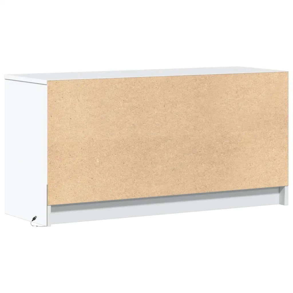 Mobile Porta TV con LED Bianco 100x34x50 cm in Truciolato 852215