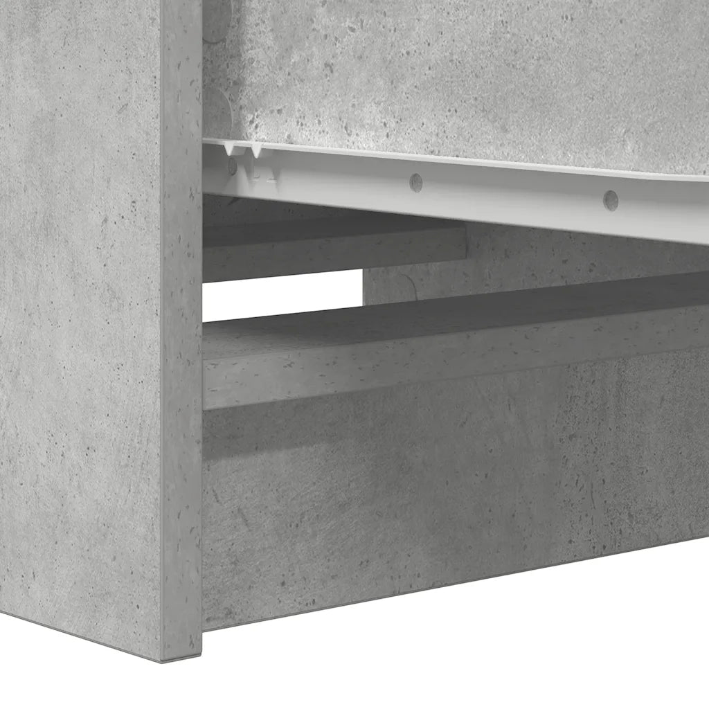 Credenza-Buffet-Armadio da cucina Grigio Cemento 37,5x35x99 cm in Legno Multistrato
