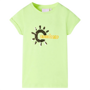 Maglietta per Bambini Giallo Neon 116cod mxl 133725