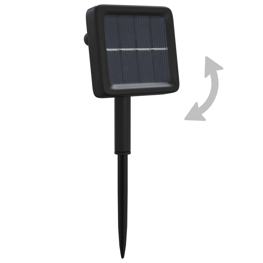 Luci Solari 5 pz 5x200 LED Blu Interni Esterni
