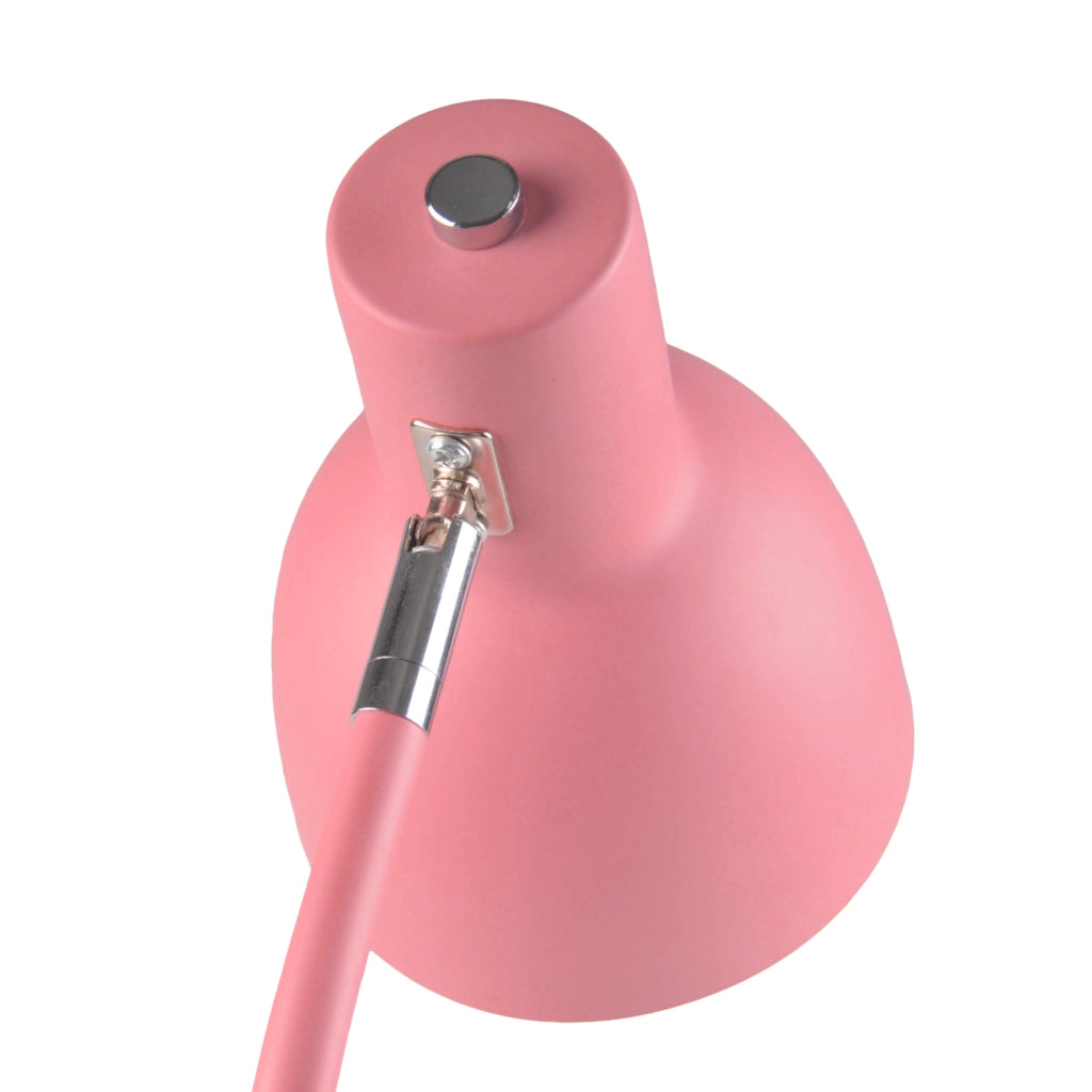 Lampada da scrivania rosa E27 MIMI Polux 50 cm metallo