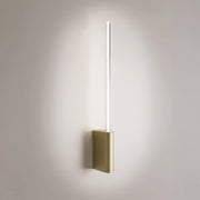 Brilliant Lampada da Parete LED 1 Luce Serie Brilliant Finitura Oro, Design Minimalista Cilindrico, Tecnologia TRIAC Dimmerabile, IP20, 5W, 3000K