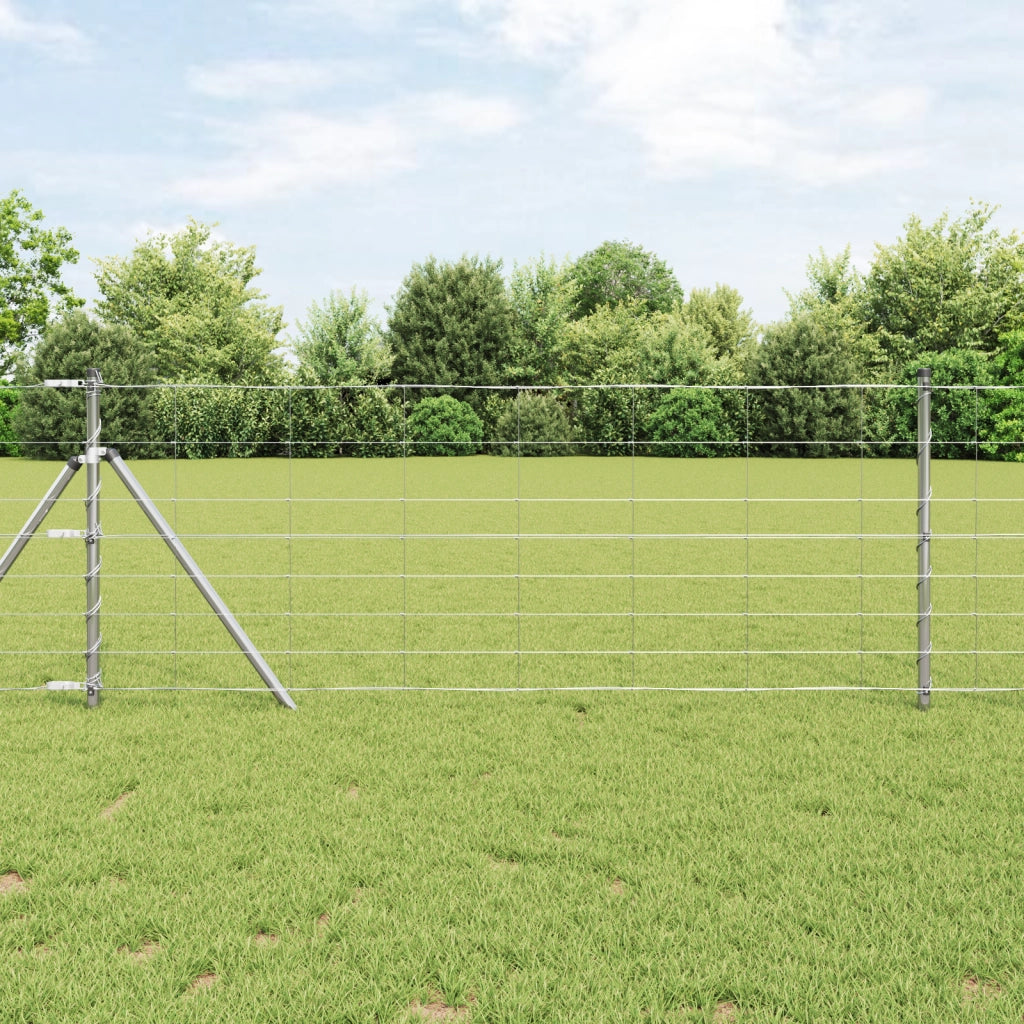 Recinto per il campo  0.8x50 m in acciaio zincato