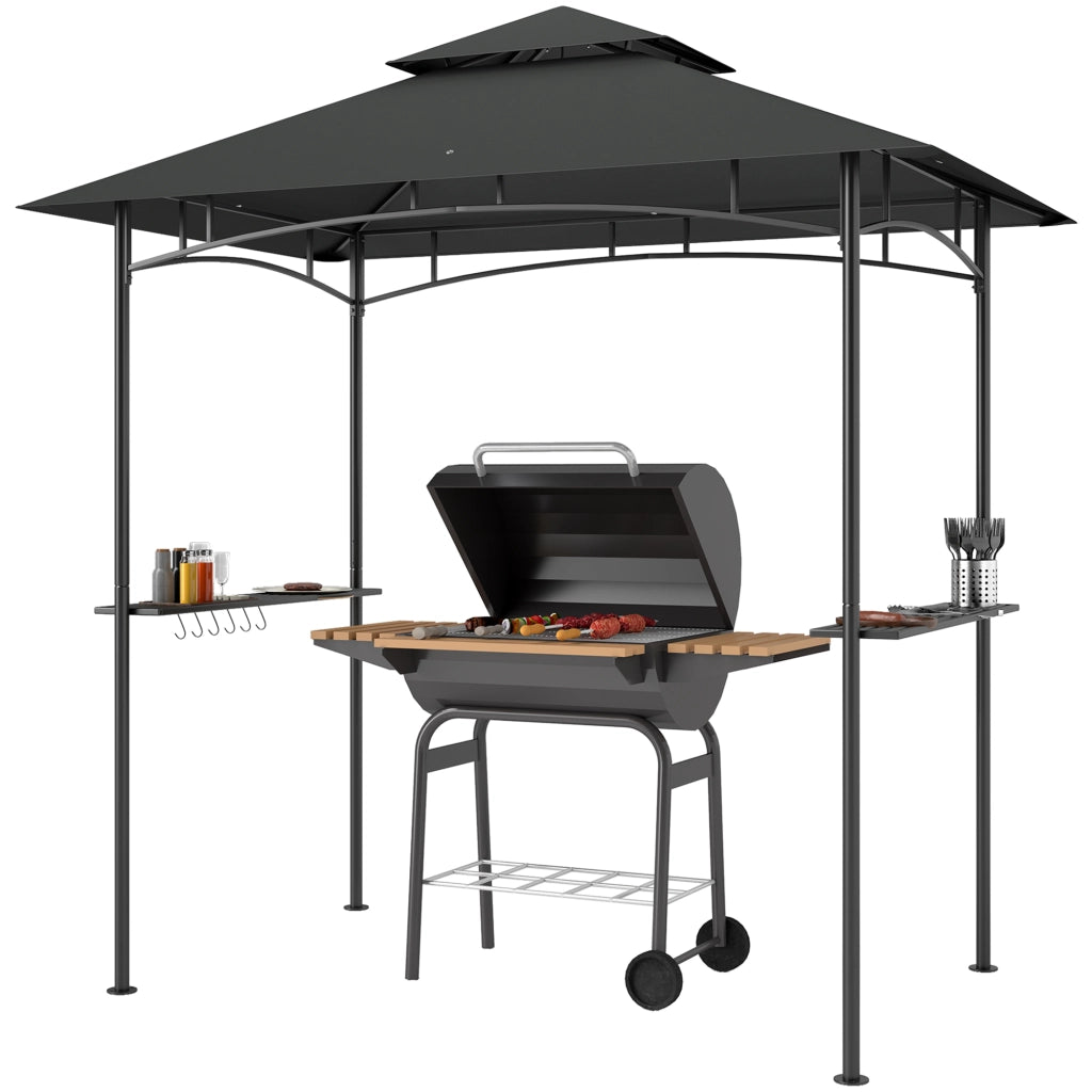 Pergola da giardino con LED 240x150x258 cm ¨C Minimal ¨C impermeabile antincendio