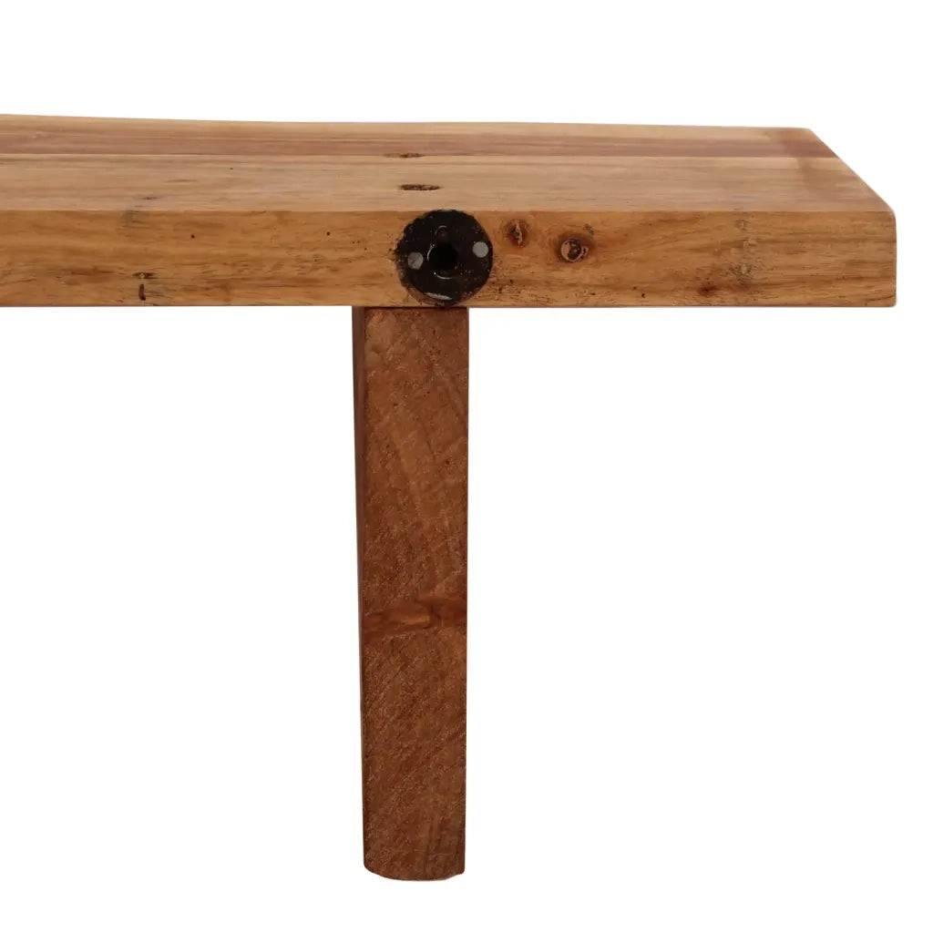 Mensole 2 pz 60x20x18 cm in Legno Massello di Acacia 247927