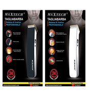 Trade Shop - Rasoio Elettrico Uomo Taglia Barba Batteria Ricaricabile Basette Peli Titanio Ta-ba001 -
