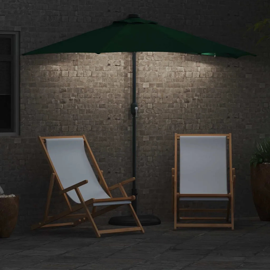 Ombrello da giardino Verde 294 x 150 x 223 cm 42003260