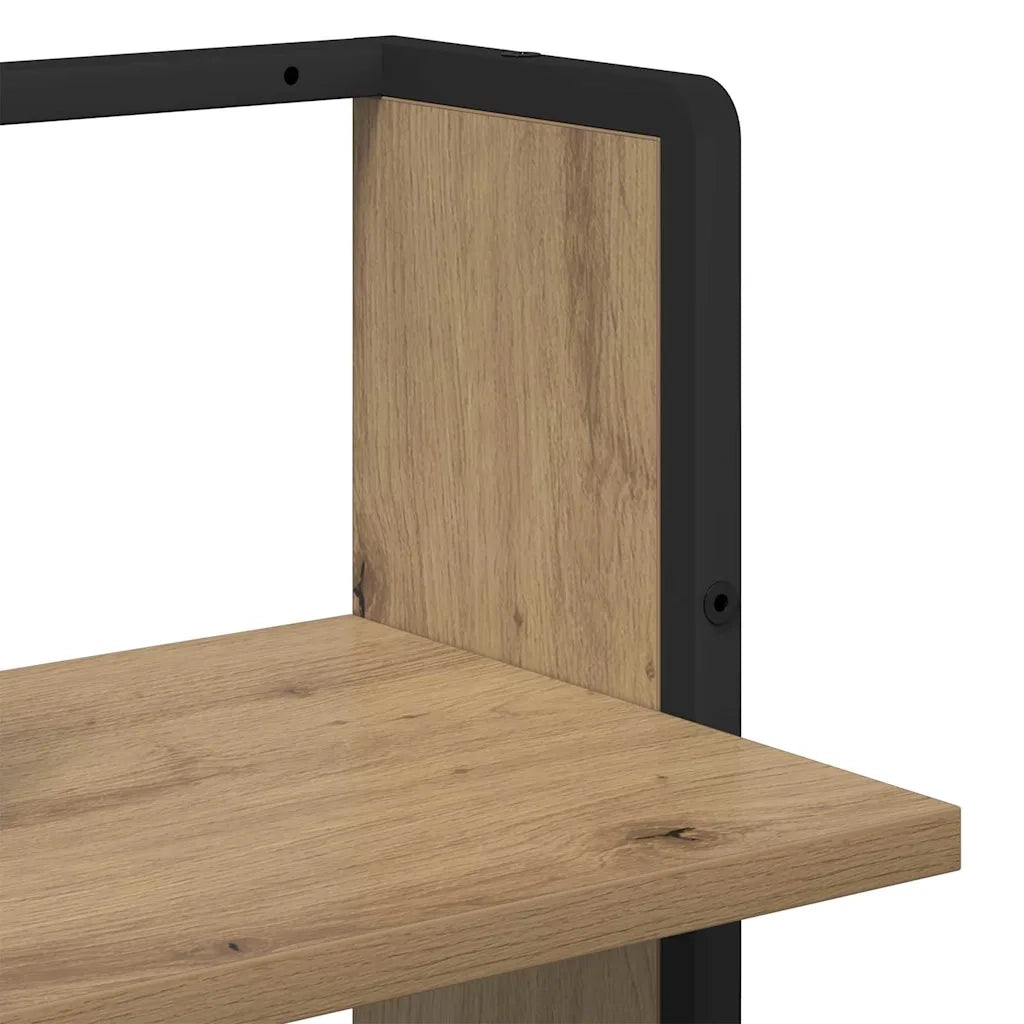Scaffale da parete A parete Rovere artigianale 30 x 25 x 100 cm 882842