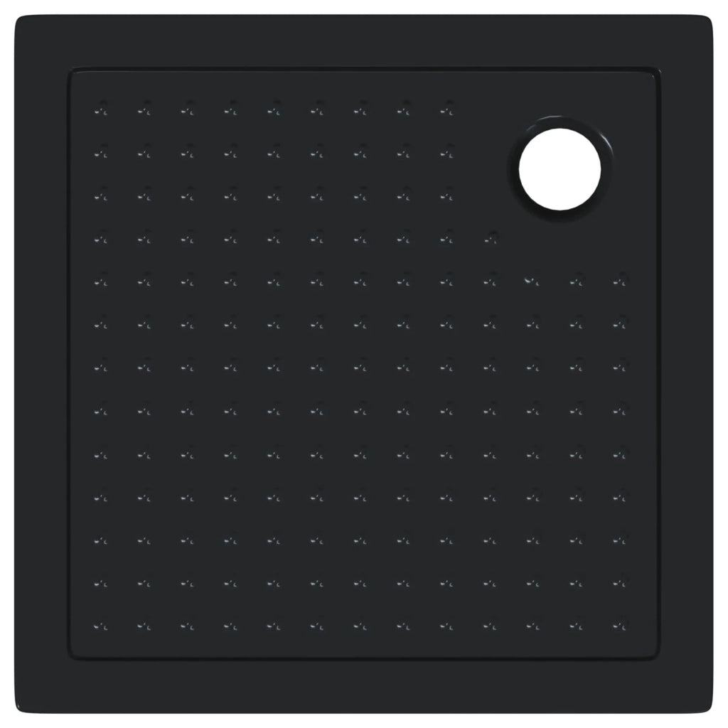 Vassoio base doccia con punti 80 x 80 x 4 cm ABS Nero 42033515