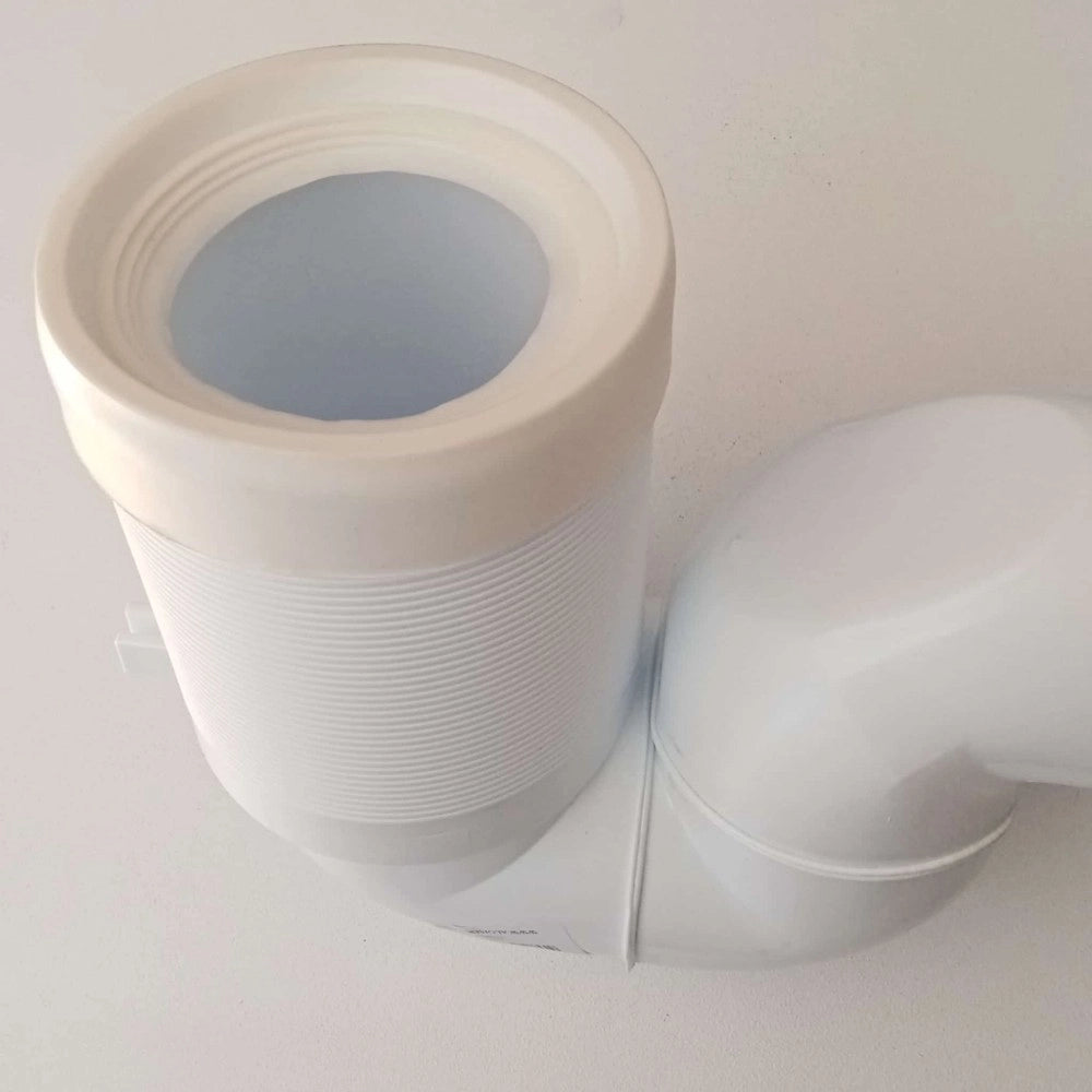 Curva wc da 110mm tecnica da ristrutturazione per scarico con guarnizione