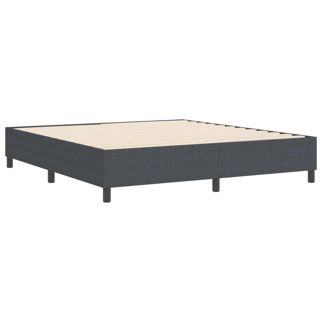 Struttura letto piattaforma-Giroletto-Rete del Letto Grigio scuro 180 x 200 cm
