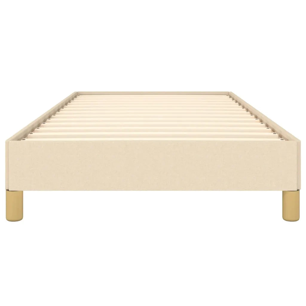 Giroletto senza Materasso Crema 90x200 cm in Tessuto