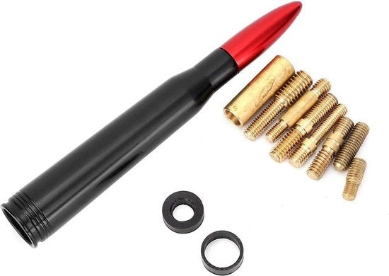 Antenna aereo in lega di alluminio a forma di proiettile 50 Cal - Kit antenne adatto per F150 - alta qualità.