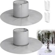 Protezione invernale per radici di palma - protezione invernale per alberi esterni - protezione da gelo per alberi di palma e olivo, TRE isolamenti, sottofascia Ø 100cm