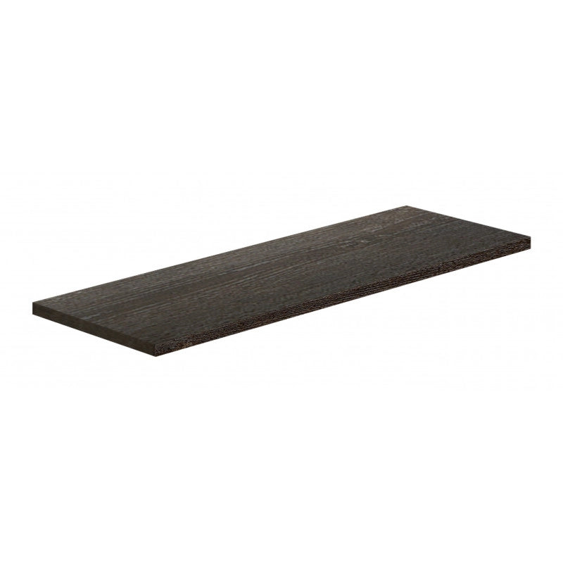Mensola da Muro, Scaffale Legno, Mensola da Parete, Rovere Scuro, 56x20x1,8 cm - Smart