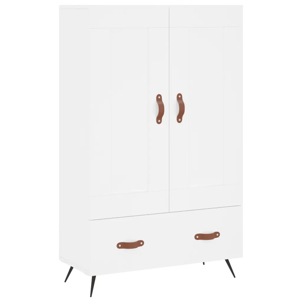 Credenza Bianca 69,5x31x115 cm in Legno Multistratocod mxl 78951