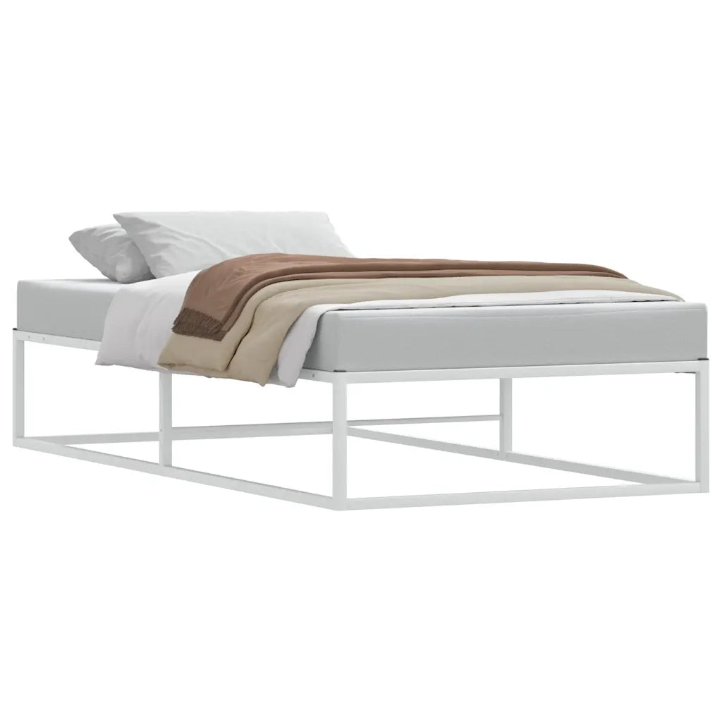 Giroletto senza Materasso Bianco 100x200 cm in Metallo 4017423