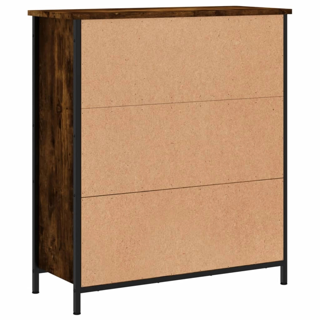 Credenza buffet cassettiera mobile contenitore organizer cucina soggiorno soggiorno 70 x 30 x 80 cm derivati ​​del legno marrone 02_0031083