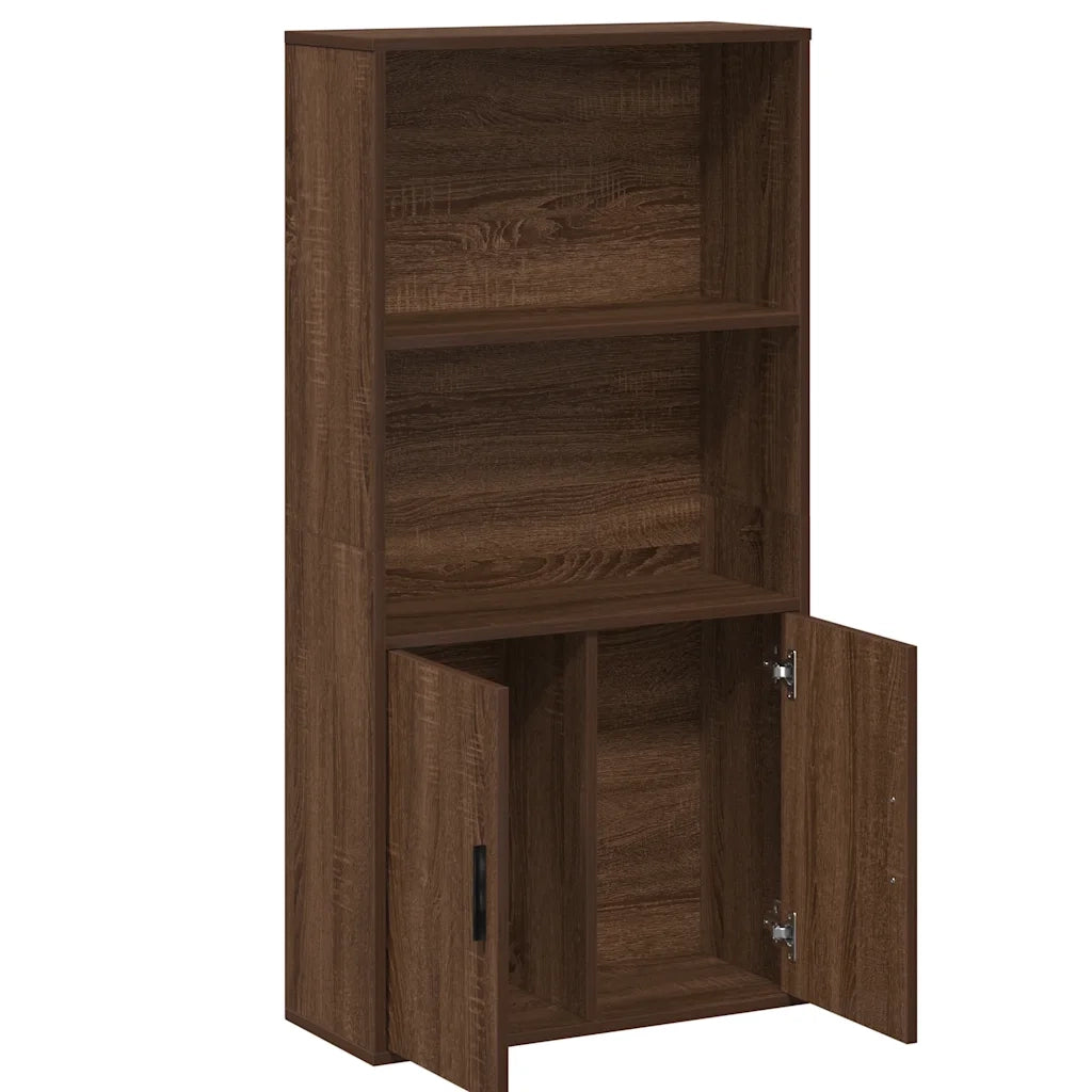 Libreria Rovere Marrone 60x24x120 cm in Legno Multistrato