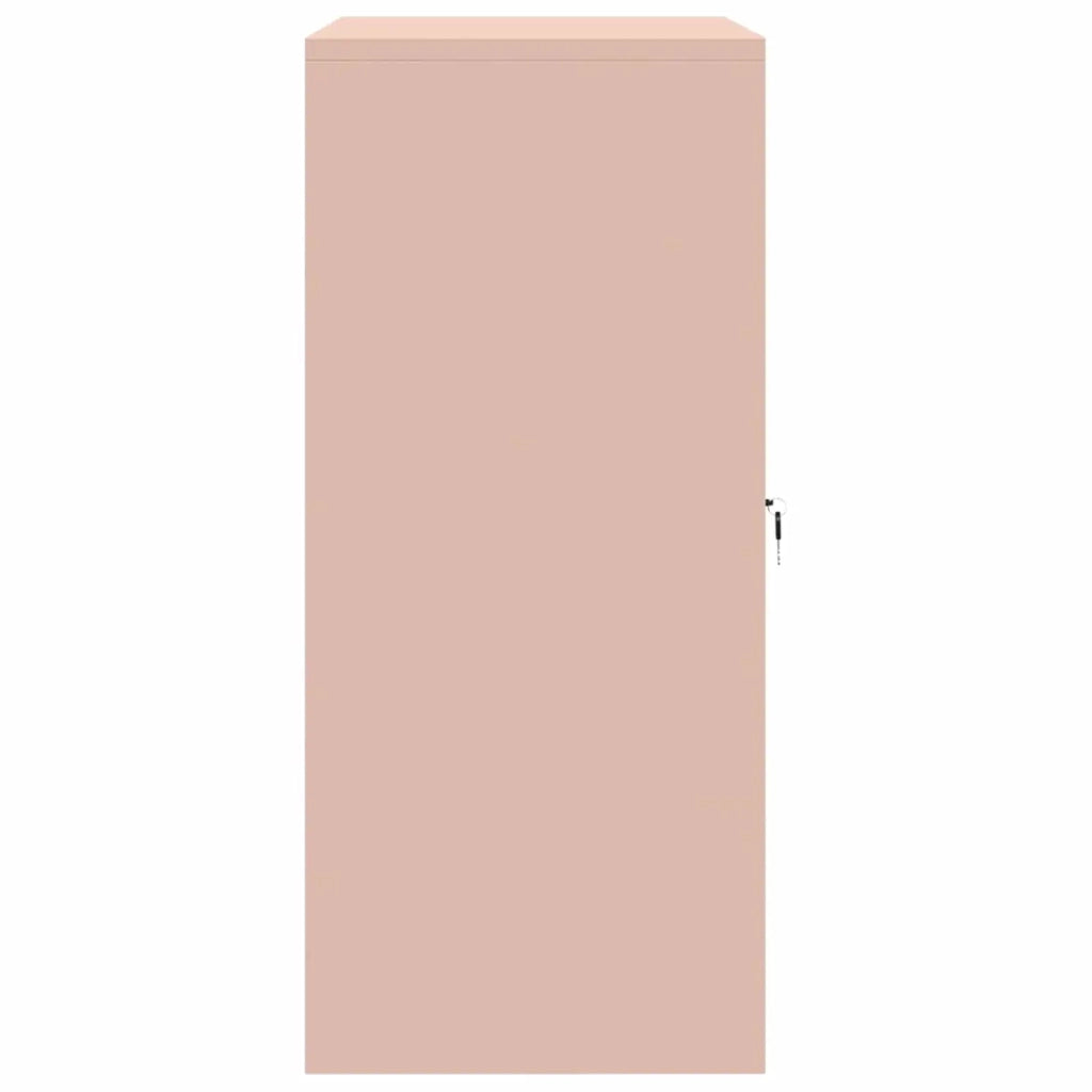 Armadio Rosa 80 x 40 x 90 cm Acciaio 891683