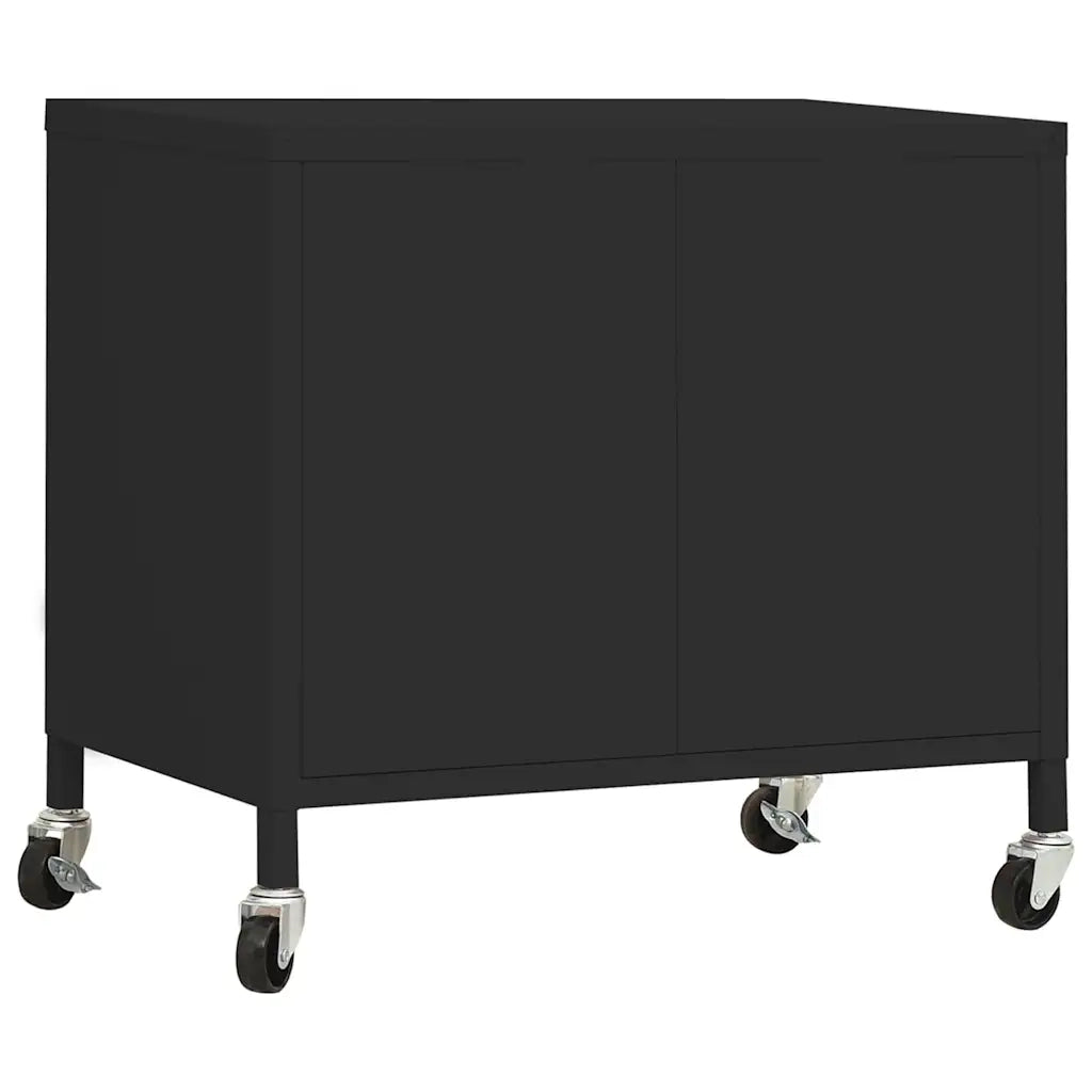 Armoire de rangement Noir 60x35x56 cm Acier