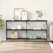 Tavolo consolle Rovere Nero 156 x 28 x 80,5 cm
