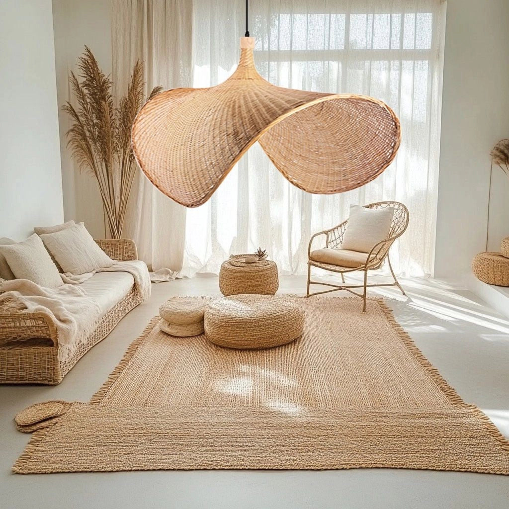 Lampada Da Soffitto Bamboo APP1641-1CP 50cm