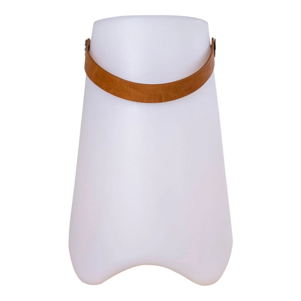 Lanterna Bristol, Bianco, Plastica, 25x25x37,5 cm