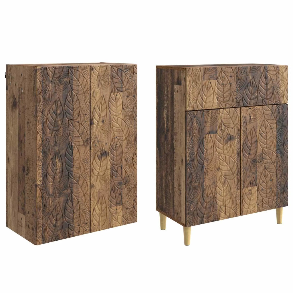 Set di armadi 2 pcs Legno antico Legno ingegnerizzato 3416752