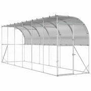 Gabbia per Polli Contro il Muro Argento 600 x 150 x 215 cm 3434722