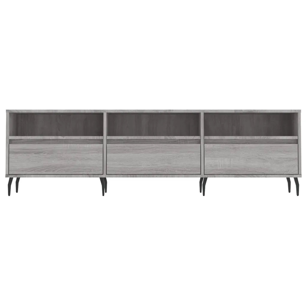 Mobile Porta TV-Mobile per TV-Credenza TV Grigio Sonoma 150x30x44,5 cm Legno Multistrato 670716
