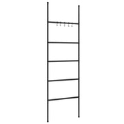 Scala portasciugamani a 5 ripiani nera 58x175 cm in ferro CFW4672828