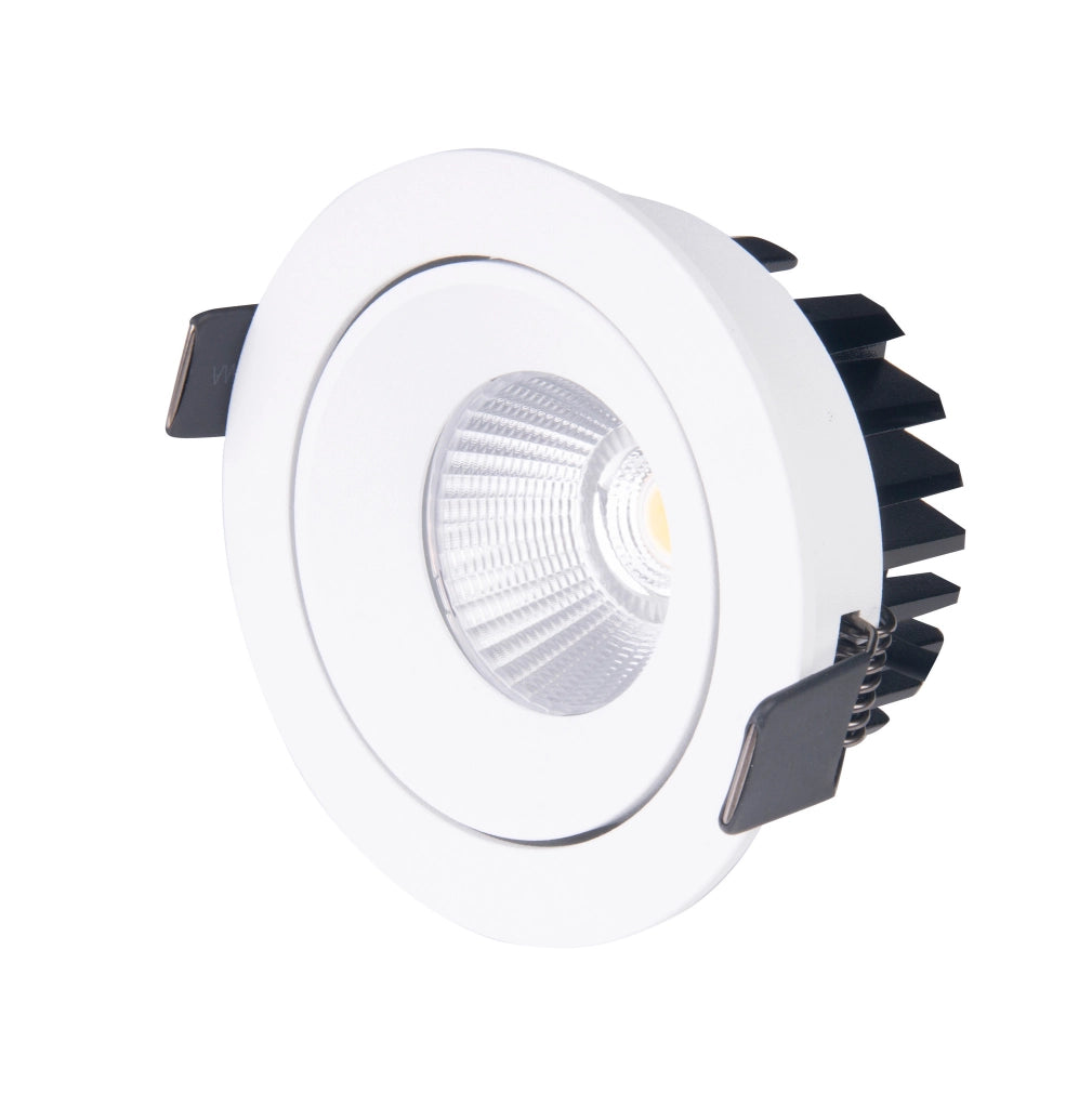 Faretto incasso bianco tondo LED12W 3000K IP65 Maxlight