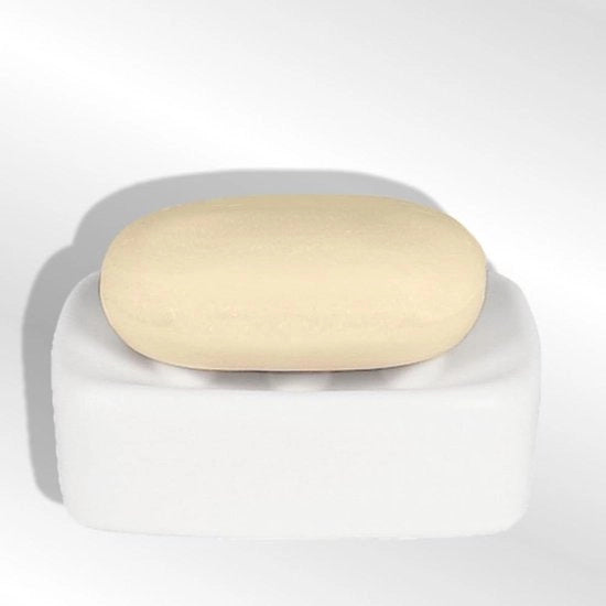 Decorazione per bagno Steenlook zeepschaletto RETR - 11 x 11 x 3 cm - bianco opaco