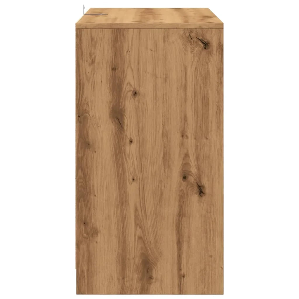Buffet credenza cassettiera armadio mobile contenitore organizer per cucina soggiorno salotto fatto a mano 70 x 41 x 75 cm legno ingegnerizzato marrone 02_0030819